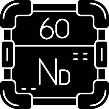 Satır vektöründe periyodik tablo simgesi