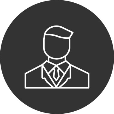 avatar simgesi vektör illüstrasyonu