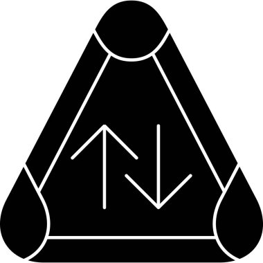 Yön. Web simgesi basit illüstrasyon