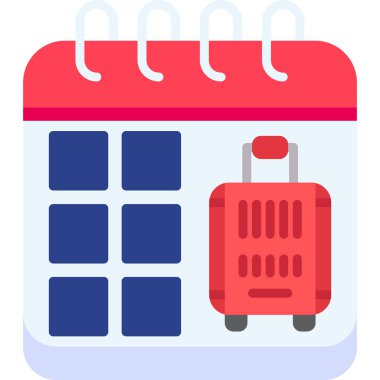 Takvim. Web simgesi basit illüstrasyon