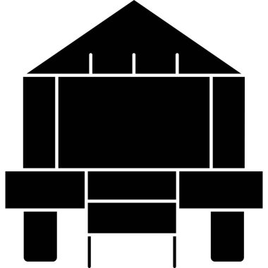 ev simgesi vektör illüstrasyonu