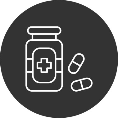 Modern simgenin vektör illüstrasyonu