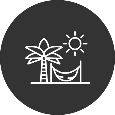 Modern simgenin vektör illüstrasyonu