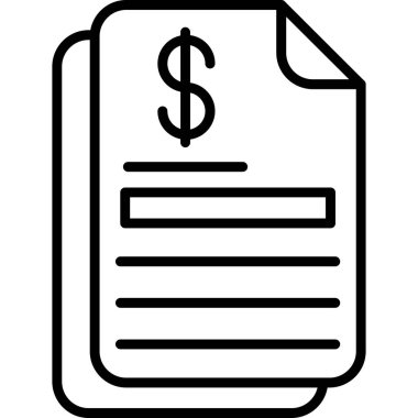 Dolar banknot ikonu. Beyaz arkaplanda izole edilmiş web tasarımı için dolar fatura vektör simgesi