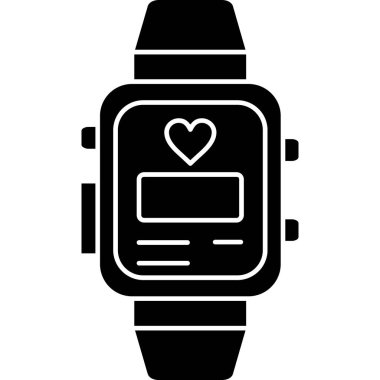 akıllı saat simgesi basit tasarım