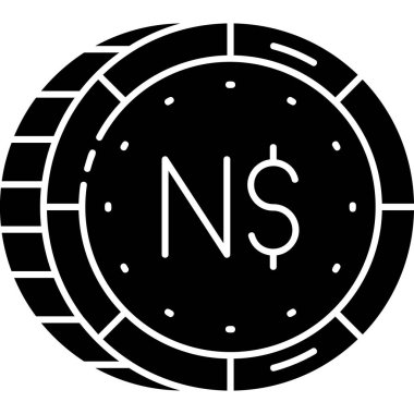 Çemberdeki para birimi. vektör illüstrasyonu.