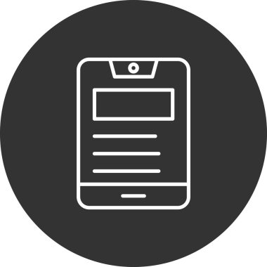 Modern simgenin vektör illüstrasyonu