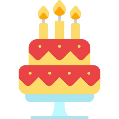 Mumlu doğum günü pastası