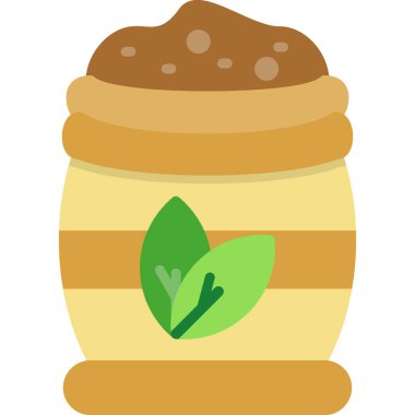 Kaşıklı reçel kavanozu, illüstrasyon, beyaz arkaplanda vektör