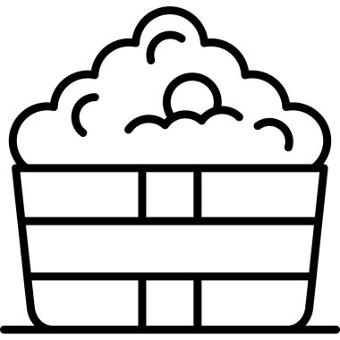 Bulut deposu. Web simgesi