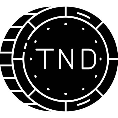 dcoin kripto para birimi simgesi modada düz stil