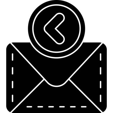 e-posta simgesi ana hat biçiminde