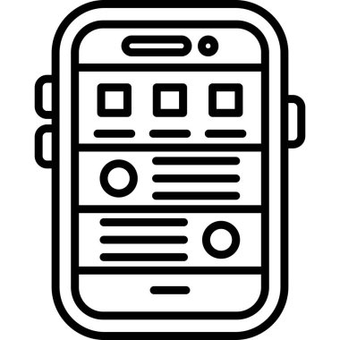 telefon ekranı simgesi, özet biçimi