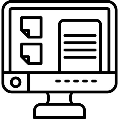 dizüstü bilgisayar ekran simgesi, özet biçimi