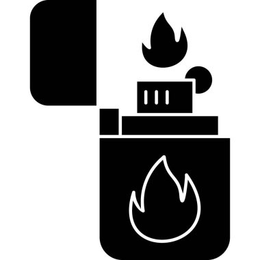 Moda tarzında yangın söndürme simgesi