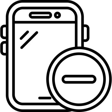 - Telefon. Web simgesi basit illüstrasyon