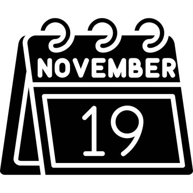 Kasım 20 - Düz biçim simgesi tasarımı