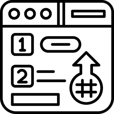 Cep telefonu simgesi, vektör illüstrasyonu