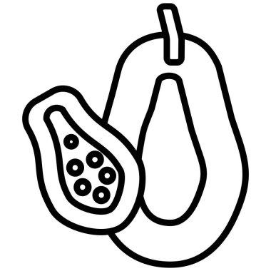 Çizgi film biberinin vektör çizimi