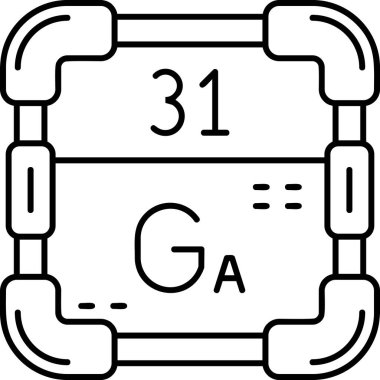 Bir b simgesinin vektör illüstrasyonu