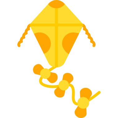 Şirin bir çizgi film simgesinin vektör çizimi