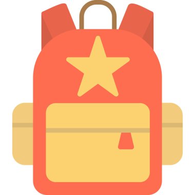 Okul çantası. Basit tasarım