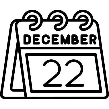 Takvim simgesi tasarımı, vektör illüstrasyonu