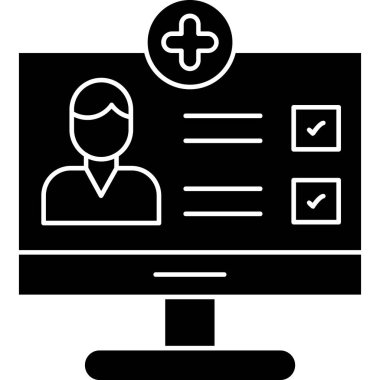 Danışmanlık. Web simgesi vektör illüstrasyonu