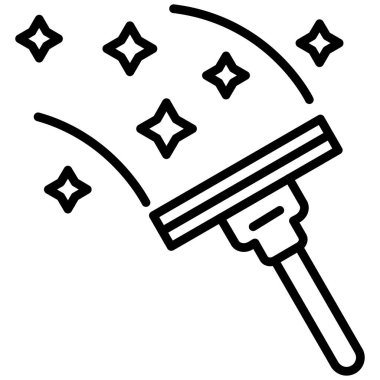 Sihirli değnek simgesi, anahat stili