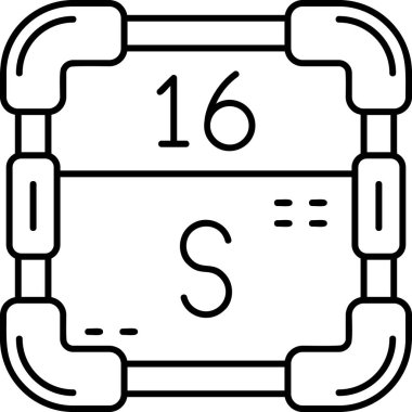 Bir takvimin modern simgesinin vektör illüstrasyonu