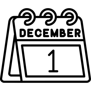 Takvim simgesinin vektör illüstrasyonu