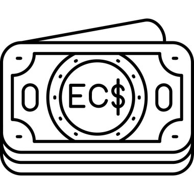 Para simgesi, basit tarzı