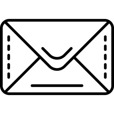 Zarf. Web simgesi basit illüstrasyon