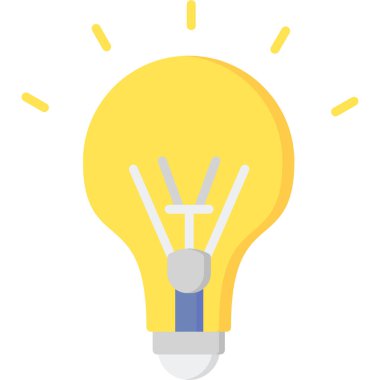 ampul vektör simgesi