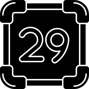 Bir takvim için vektör illüstrasyonuName