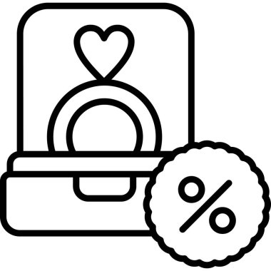 İndirim indirimi simgesi