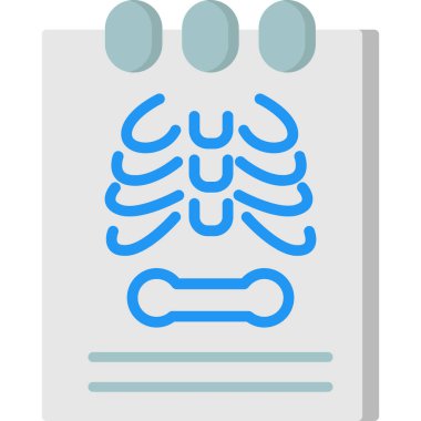 hayvan kemiği ikonu vektör illüstrasyonu