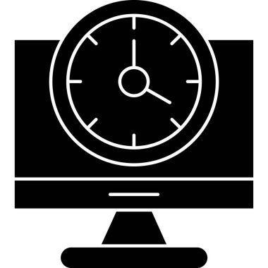 Alarm saat vektör simgesi