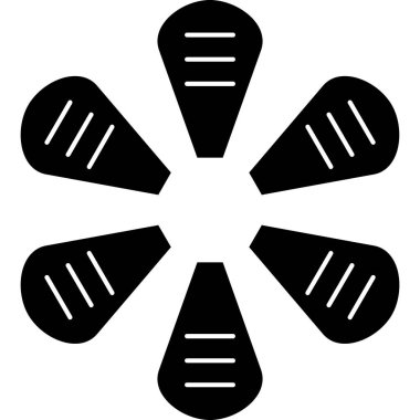 Yemek. Web simgesi basit illüstrasyon