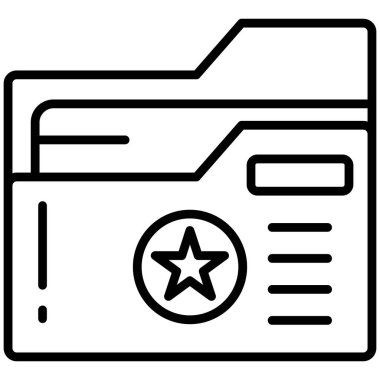 Belge. Web simgesi basit illüstrasyon