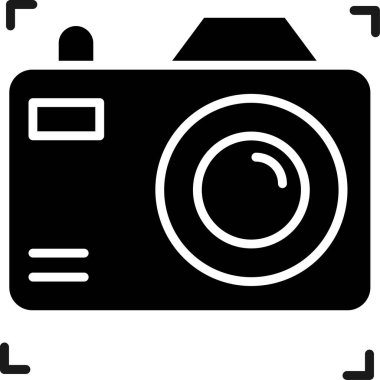 Kameranın vektör illüstrasyonu