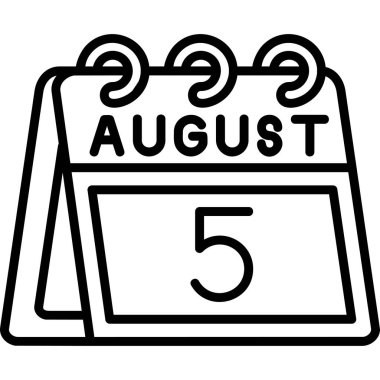 Takvim simgesi, vektör çizimi