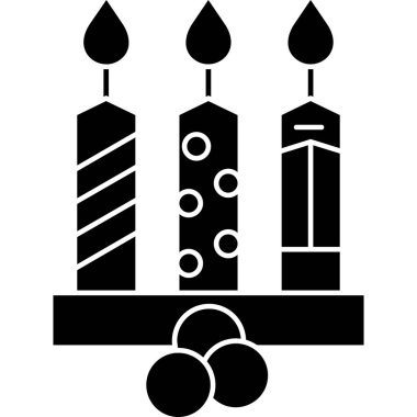 Mum simgesi, basit biçim