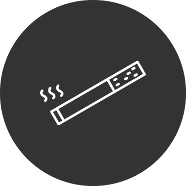 sigara ikonu vektör illüstrasyonu