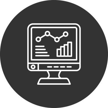 İş analizi vektör simgesi