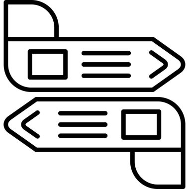 Yön oku. Basit tasarım