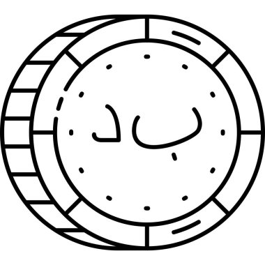 Ay. Web simgesi basit illüstrasyon