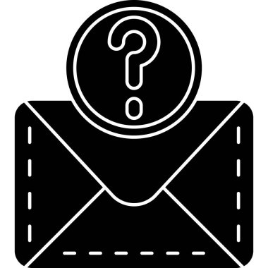 Zarf posta simgesi modadan izole edilmiş arkaplan