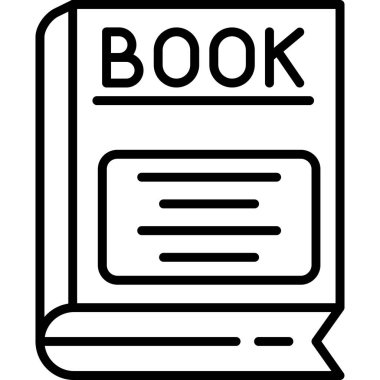 Kitaplar. Web simgesi basit illüstrasyon