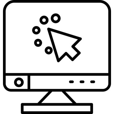 Bilgisayar donanım kategorisinde ok imleci simgesi simgesi